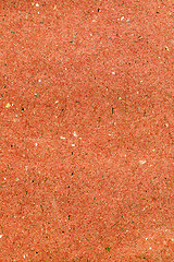 Image showing Old rumpled textured red paper.