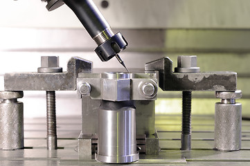 Image showing milling the metal blank