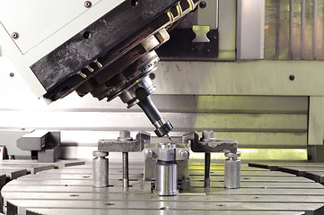 Image showing milling the metal blank