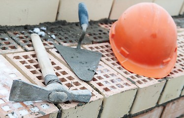 Image showing construction equipment for bricklayer