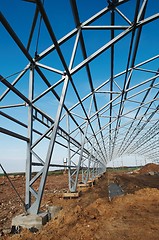 Image showing metal construction framework