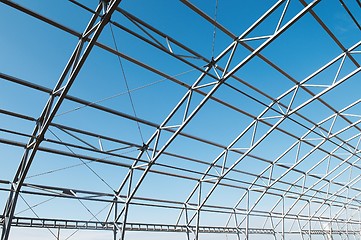 Image showing metal construction framework