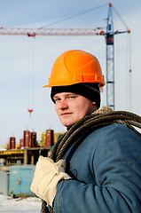 Image showing construction worker