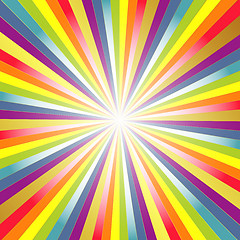 Image showing Abstract Rainbow Background