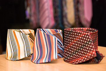 Image showing three man ties collection
