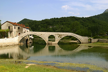 Image showing stone bridge in montenegro