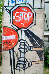 Image showing Part of Berlin Wall