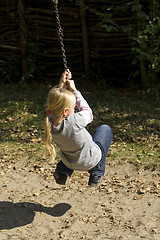 Image showing Girl having fun