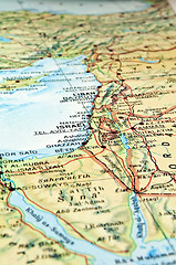 Image showing Middle East map.