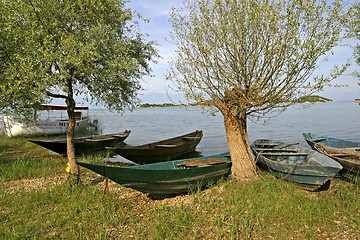Image showing traditional fishing boats