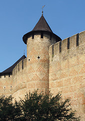 Image showing Medieval castle wall