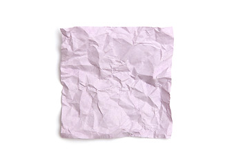 Image showing Crumpled note paper