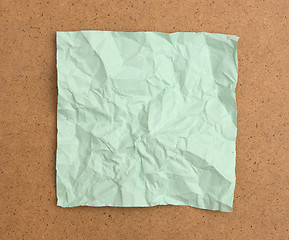 Image showing Crumpled note paper