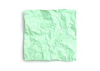 Image showing Crumpled note paper