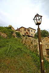 Image showing romantic stone built hotel