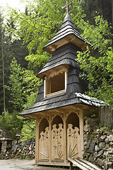 Image showing Wooden shrine