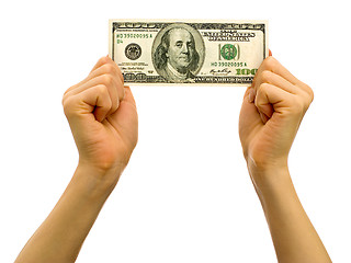 Image showing One hundred dollar bill