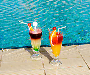 Image showing two cocktails