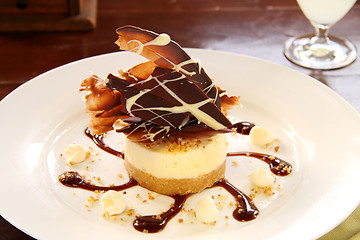 Image showing Cheese Cake With Chocolate