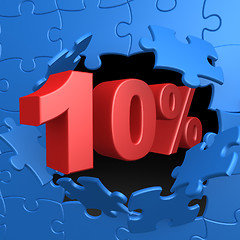 Image showing 10% Off