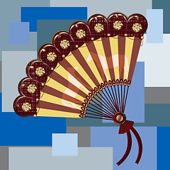 Image showing hand fan