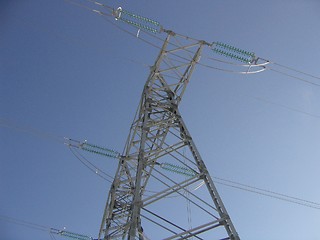 Image showing High voltage mast