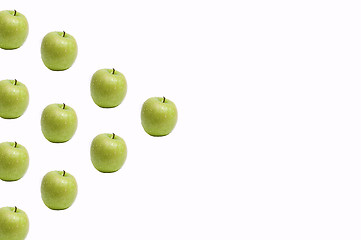 Image showing apples background