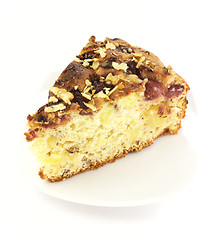 Image showing Slice of fruit cake