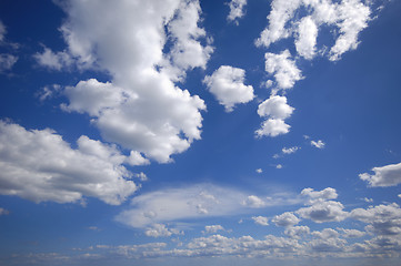 Image showing Clouds and blue sky