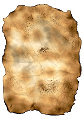 Image showing Grunge paper with scorched edges.