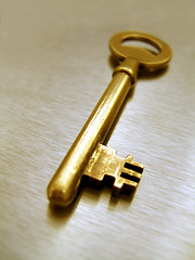 Image showing Golden key