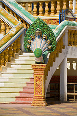 Image showing naga in an cambodian temple