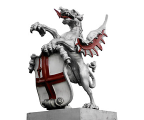 Image showing St George and the dragon