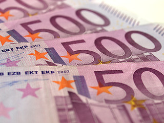 Image showing Euro note