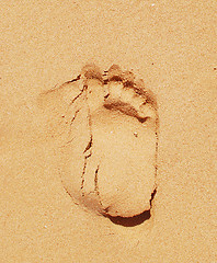 Image showing footprint