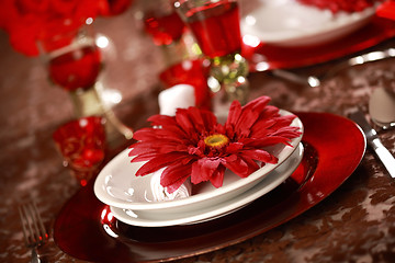 Image showing Luxury place setting