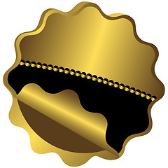 Image showing Golden And Black Award