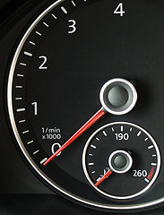 Image showing Car tachometer