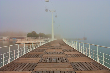 Image showing Bridge in fog