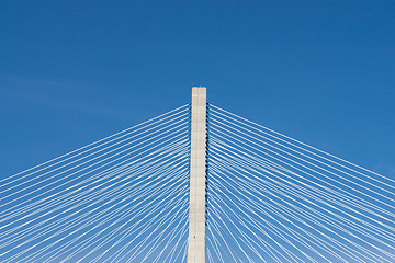Image showing detail of  bridge in Lisbon, Portugal