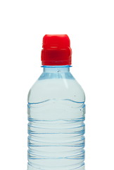 Image showing Bottle of water isolated on the white
