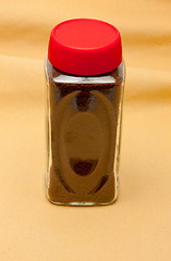 Image showing Instant coffee in glass bank-fragrant