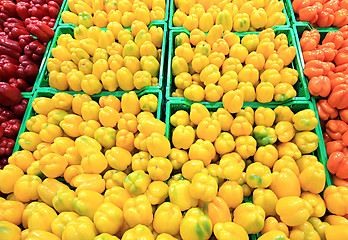 Image showing pepper at a farmer's market