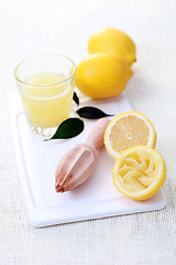Image showing fresh lemon juice