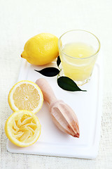 Image showing fresh lemon juice