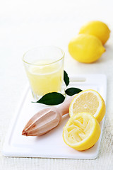 Image showing fresh lemon juice