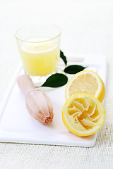 Image showing fresh lemon juice