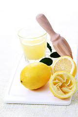 Image showing fresh lemon juice