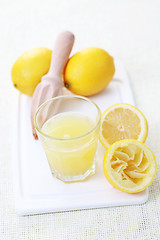 Image showing fresh lemon juice