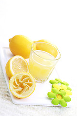 Image showing fresh lemon juice